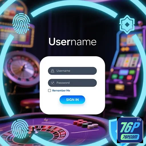 Mobile casino gaming experience with secure access - 76p